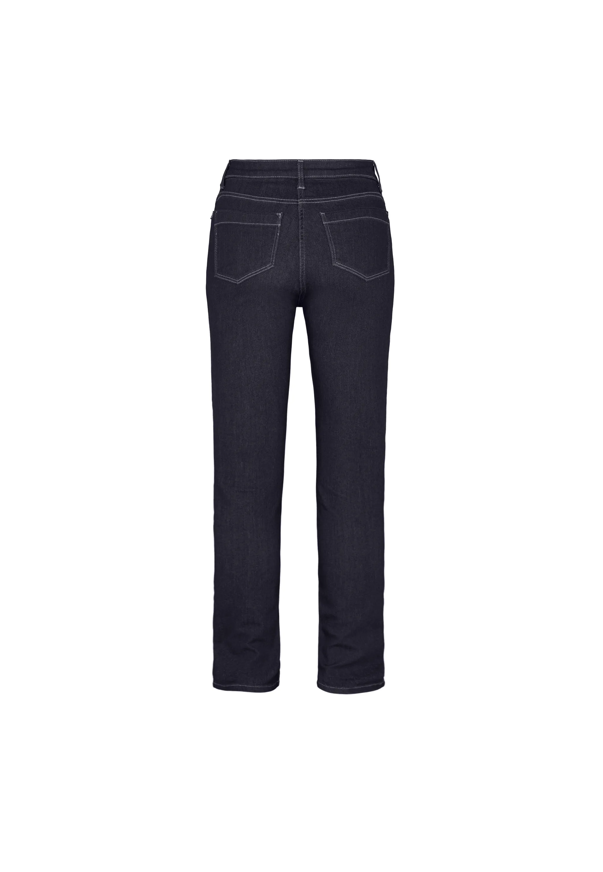 Amelia Straight - Medium Length - Dark Blue Denim