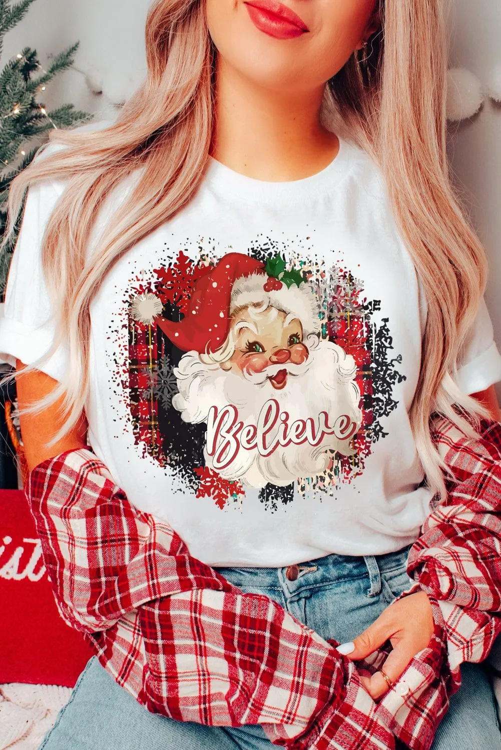 Believe Santa Tee