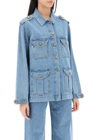 Blaze milano nariida maya safari jacket in denim