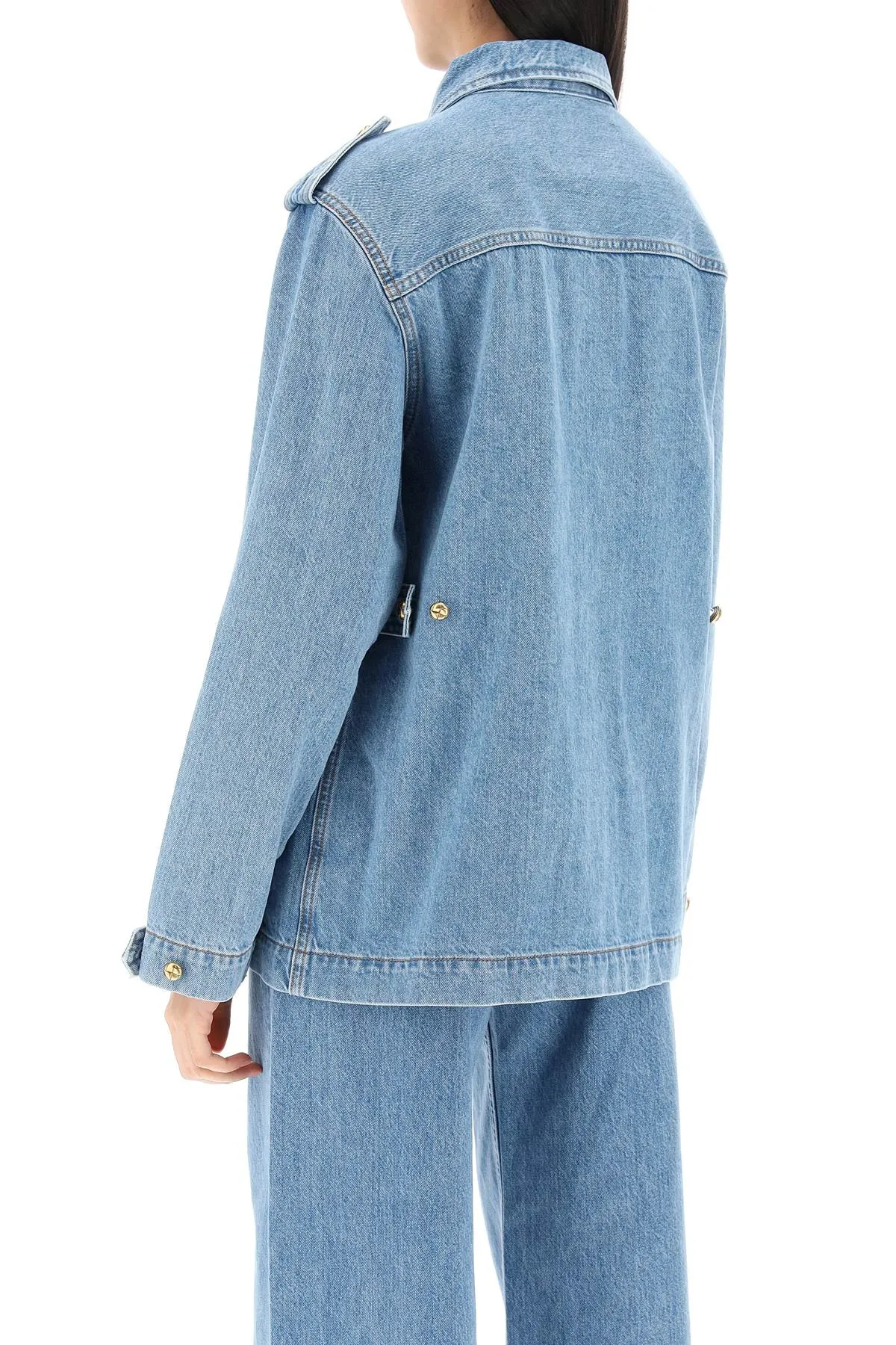 Blaze milano nariida maya safari jacket in denim