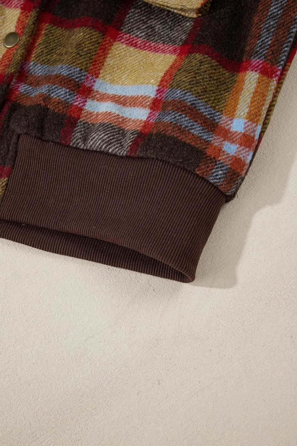 Brown Plaid Jacket