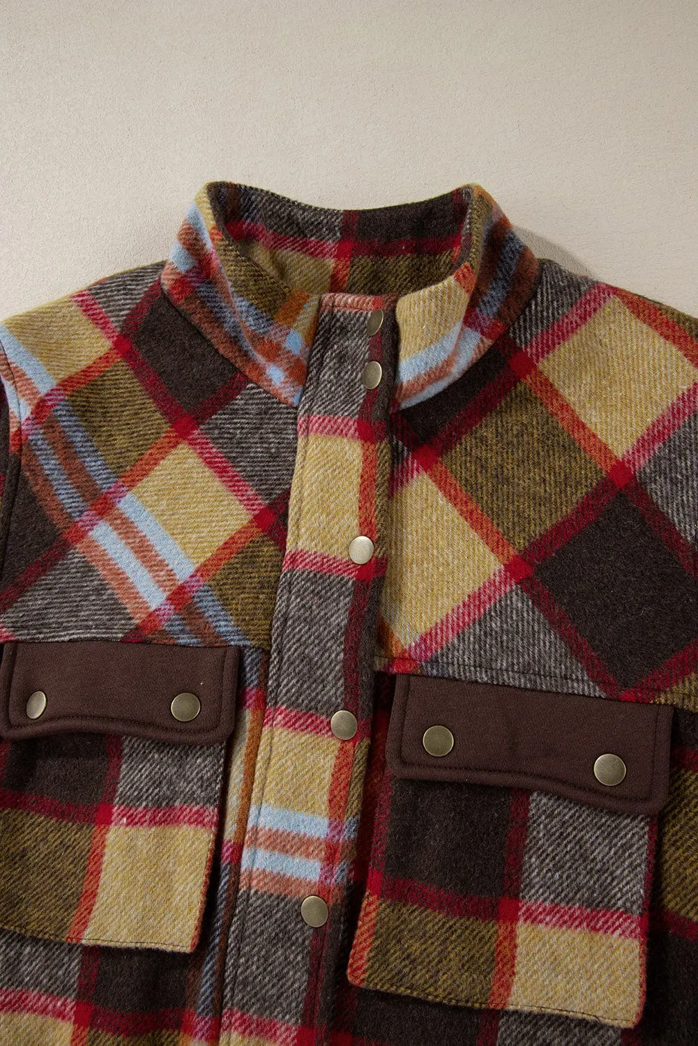Brown Plaid Jacket