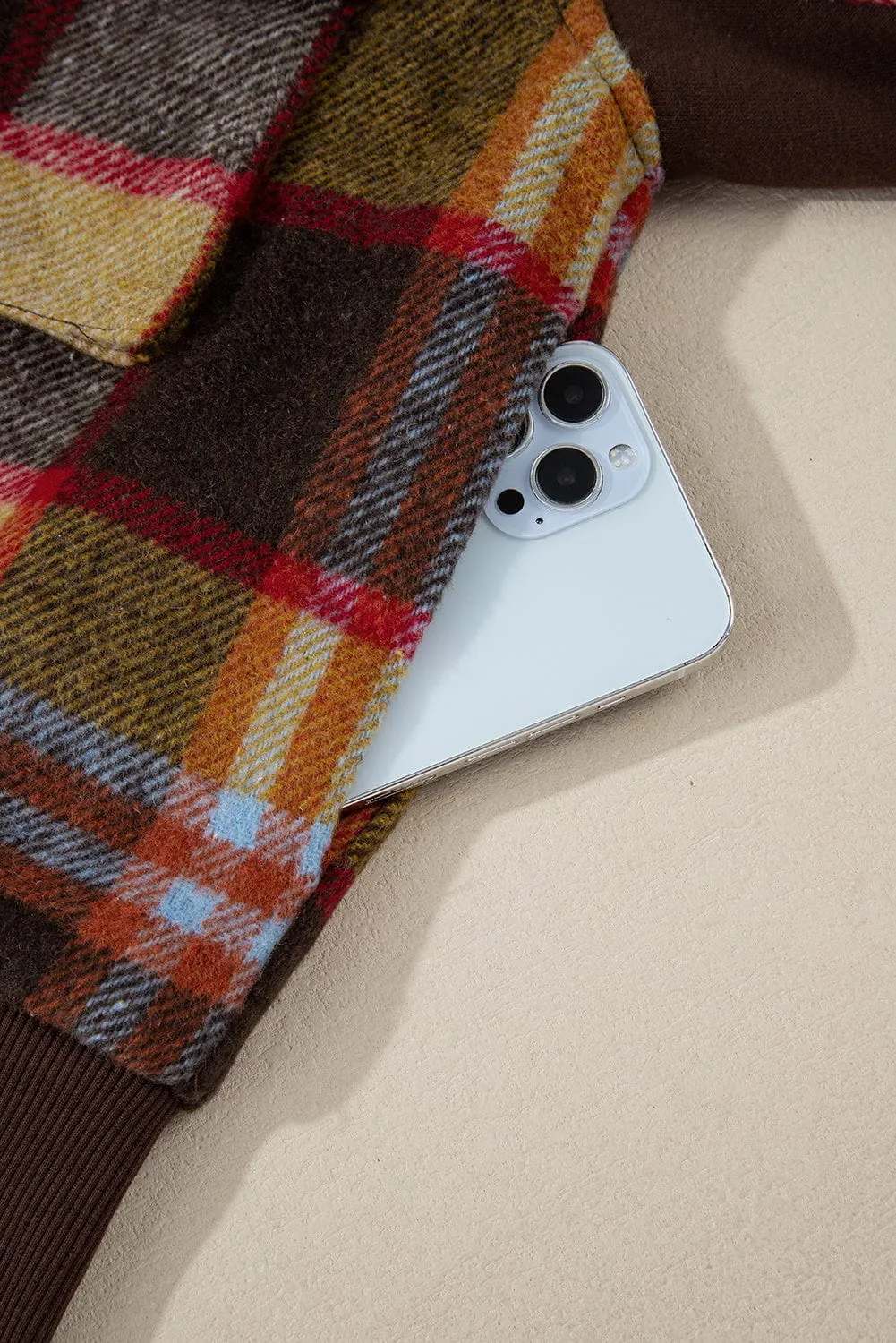 Brown Plaid Jacket