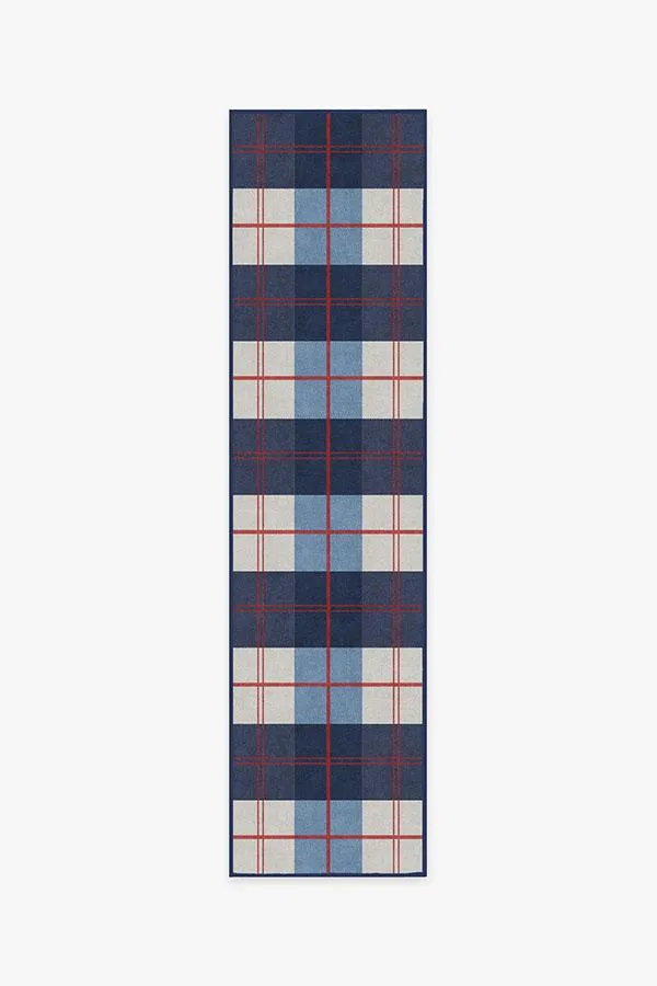 Buffalo Plaid Red & Blue Rug