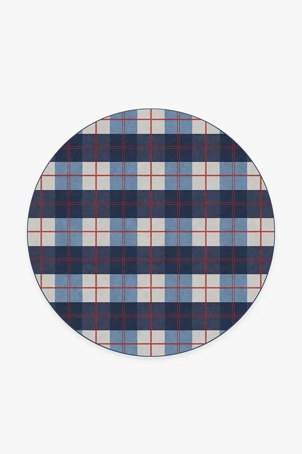 Buffalo Plaid Red & Blue Rug