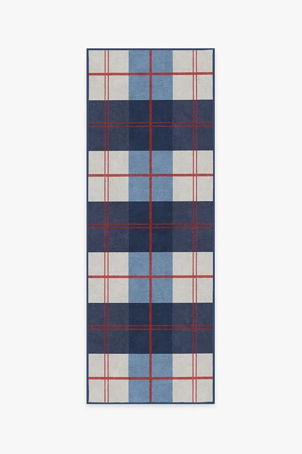 Buffalo Plaid Red & Blue Rug