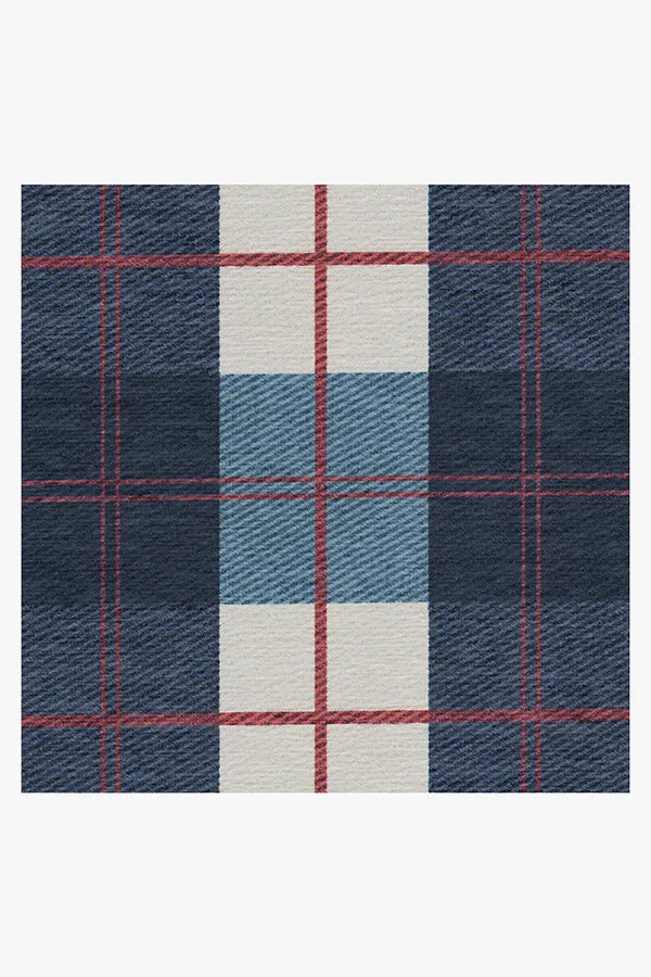 Buffalo Plaid Red & Blue Rug