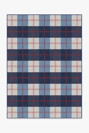 Buffalo Plaid Red & Blue Rug