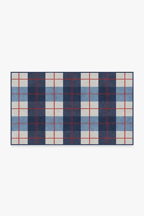 Buffalo Plaid Red & Blue Rug