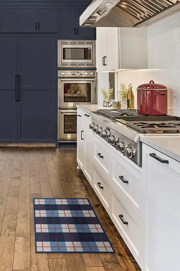 Buffalo Plaid Red & Blue Rug
