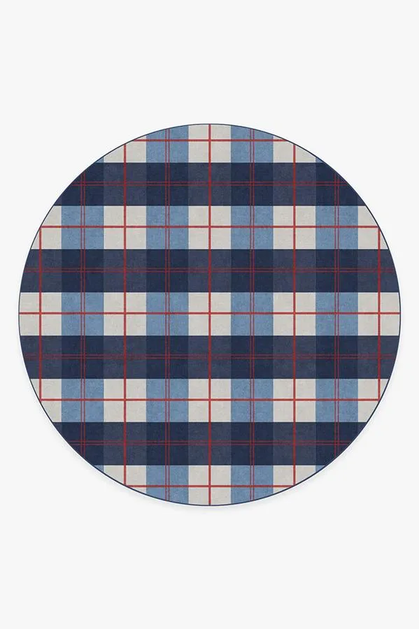 Buffalo Plaid Red & Blue Rug