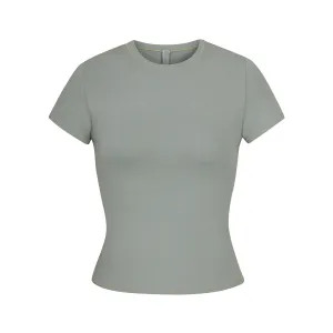 COTTON JERSEY T-SHIRT | MINERAL