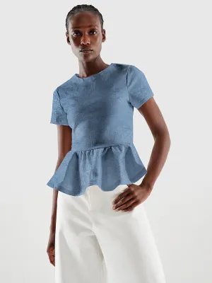 DOMINGA DENIM TOP