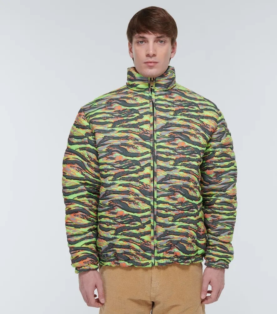 ERL Camouflage quilted cotton jacket