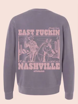 howdy sweatshirt {dusty plum}