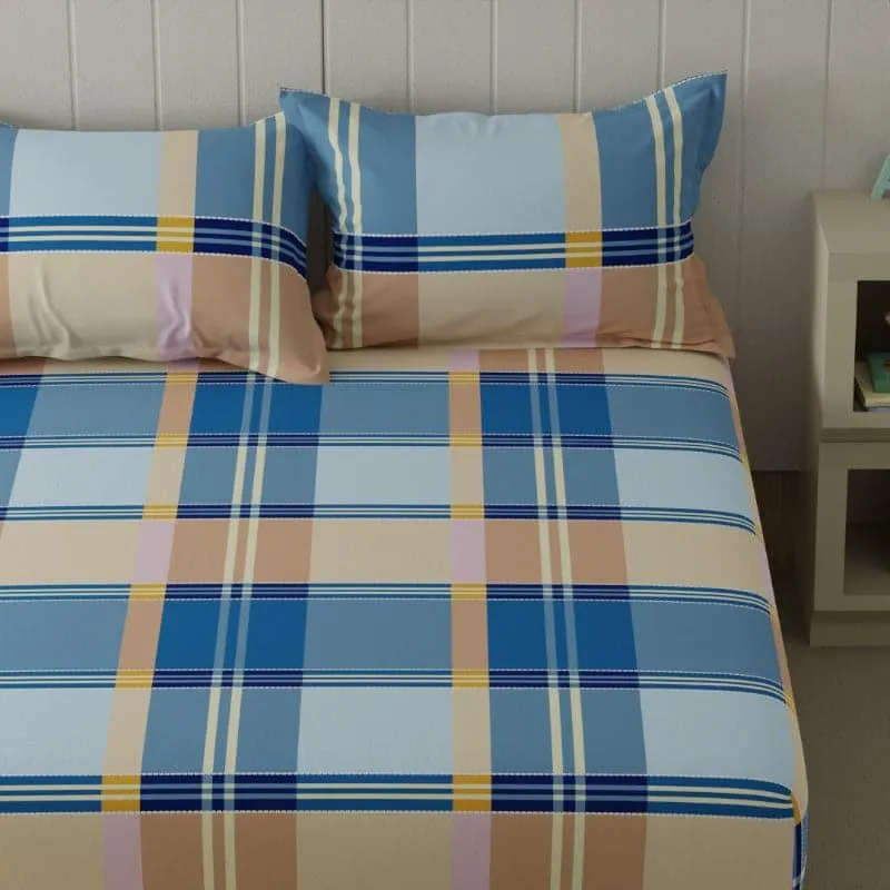 Mogara Checkered Bedsheet