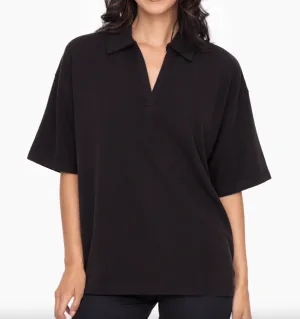 oversized polo tee
