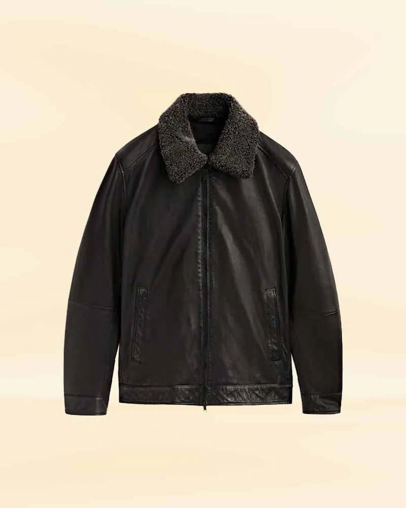The Arctic Adventurer leather fur jacket