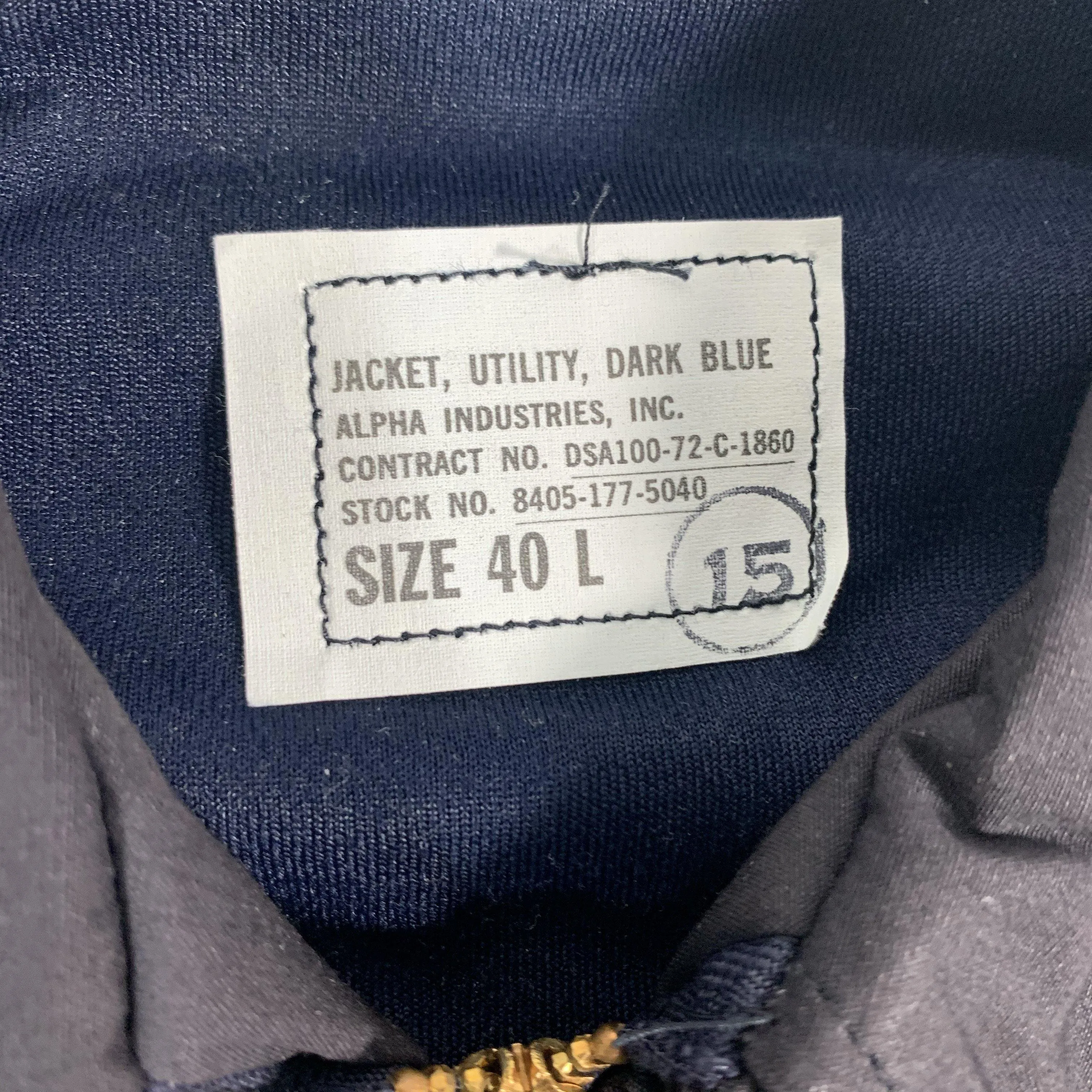 Vintage Alpha Industries US Navy “Utility” Deck Jacket