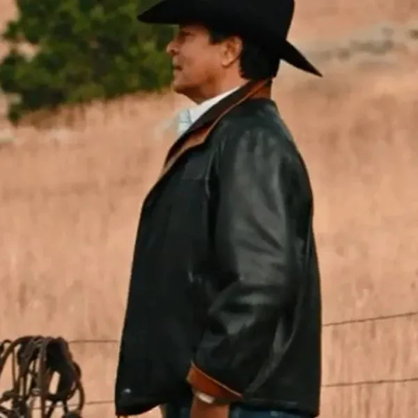 Yellowstone S04 Thomas Rainwater Leather Jacket